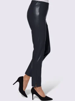 Fair Lady Pantalons<Pantalon en synthétique imitation cuir souple