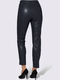 Fair Lady Pantalons<Pantalon en synthétique imitation cuir souple