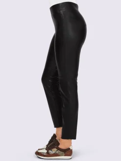 Rick Cardona Pantalons<Pantalon en synthétique imitation cuir souple