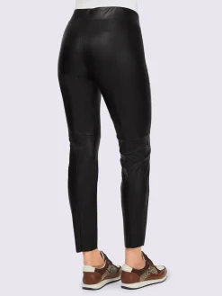 Rick Cardona Pantalons<Pantalon en synthétique imitation cuir souple