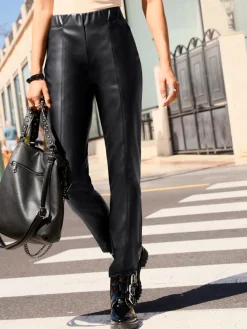 Pantalons<Pantalon en synthétique qualité lisse