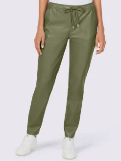 Rick Cardona Pantalons<Pantalon en synthétique synthétique joliment brillant