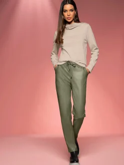 Rick Cardona Pantalons<Pantalon en synthétique synthétique joliment brillant