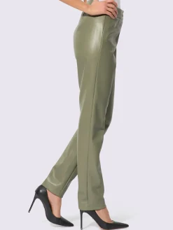 Creation L Pantalons<Pantalon en synthétique synthétique joliment brillant