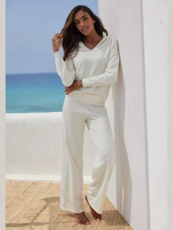 LASCANA Pantalons<Pantalon en tricot avec jambes larges