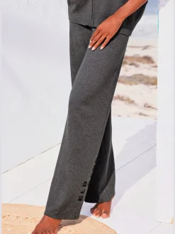 Elbsand Pantalons<Pantalon en tricot doux et extensible