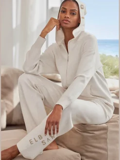 Elbsand Pantalons<Pantalon en tricot doux et extensible