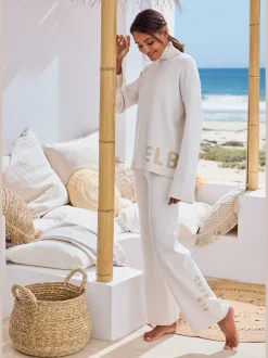 Elbsand Pantalons<Pantalon en tricot doux et extensible