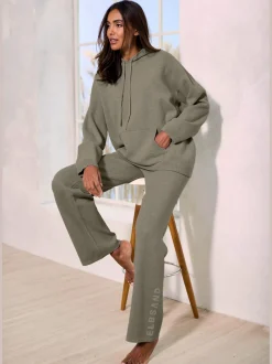 Elbsand Pantalons<Pantalon en tricot doux et extensible