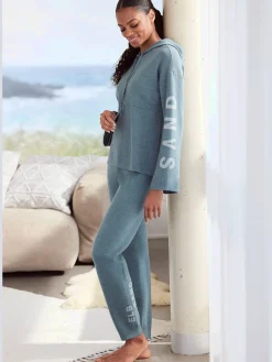 Elbsand Pantalons<Pantalon en tricot doux et extensible