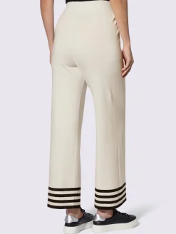 Rick Cardona Pantalons<Pantalon en tricot rayures contrastées