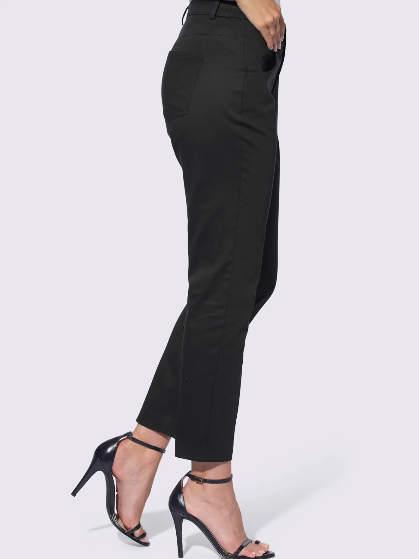Ashley Brooke Pantalons<Pantalon extensible ceinture élastique latérale