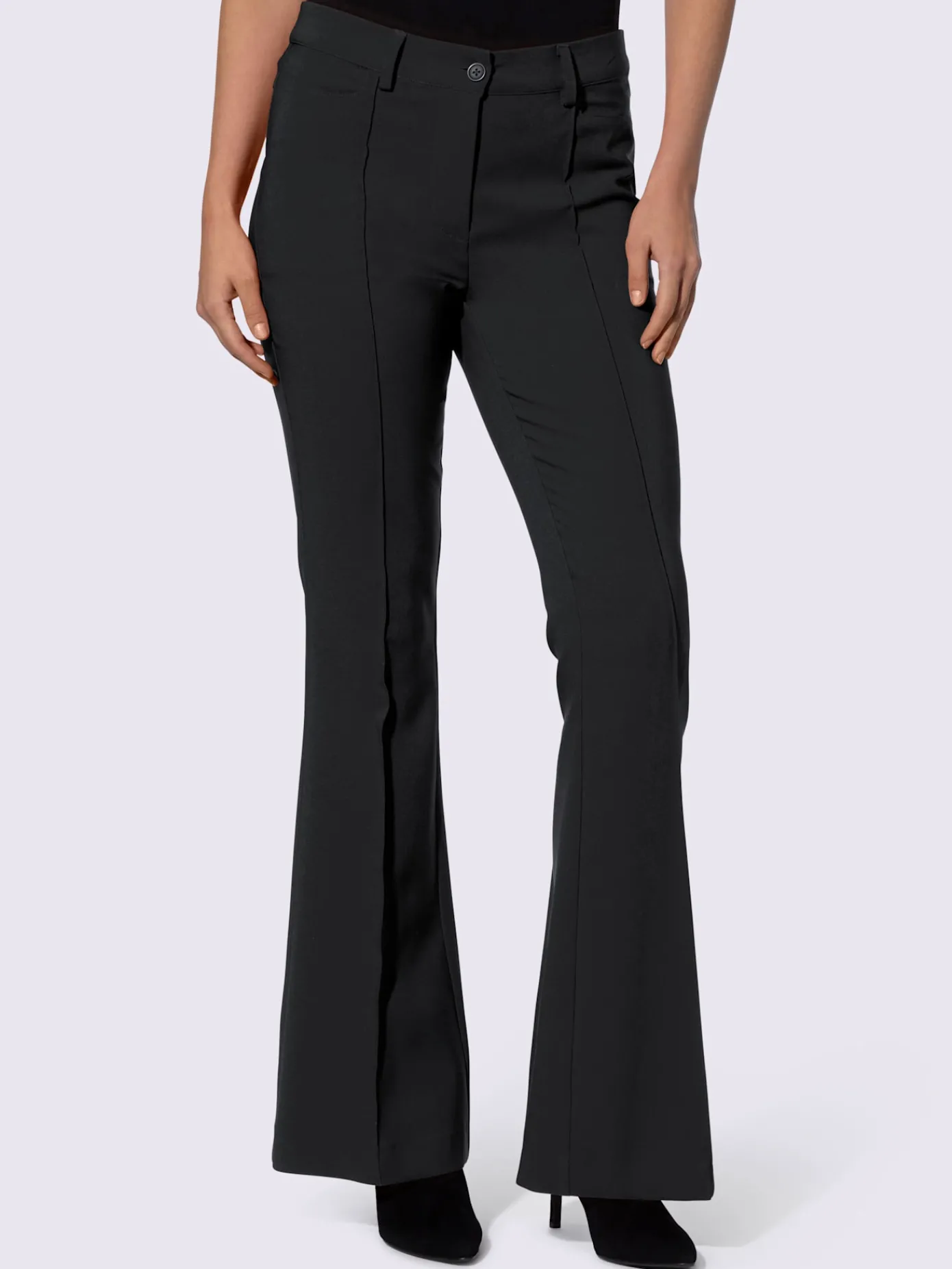 Ashley Brooke Pantalons<Pantalon extensible coupe bootcut tendance