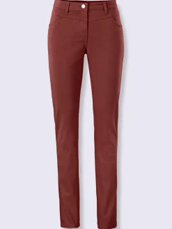 Pantalons<Pantalon extensible qualité coton