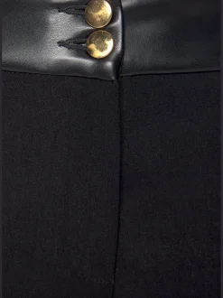 LASCANA Pantalons<Pantalon extensible étroit avec détails en synthétique