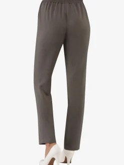 Alessa W. Pantalons<Pantalon femme léger imitation lin 2 poches devant