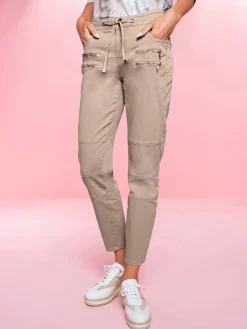 Rick Cardona Pantalons<Pantalon glissière sportive