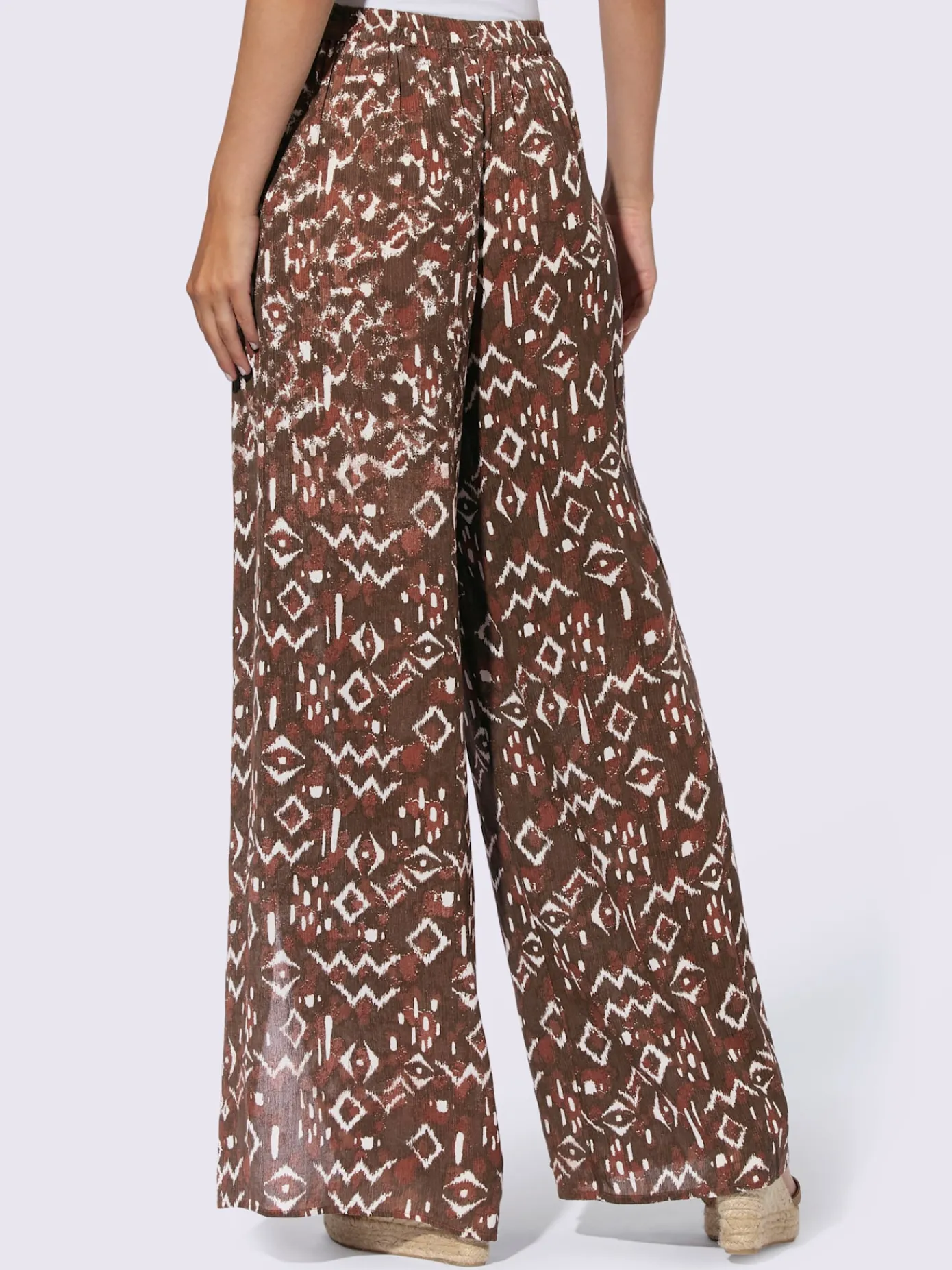 Linea Tesini Pantalons<Pantalon imprimé ethnique mode