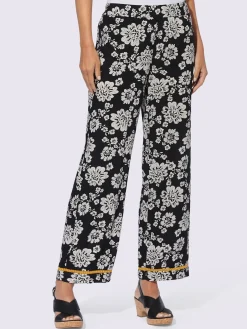 Linea Tesini Pantalons<Pantalon imprimé motif floral