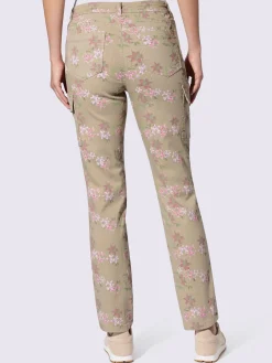 Linea Tesini Pantalons<Pantalon imprimé poches cargo plaquées