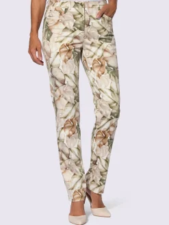 Fair Lady Pantalons<Pantalon imprimé qualité coton
