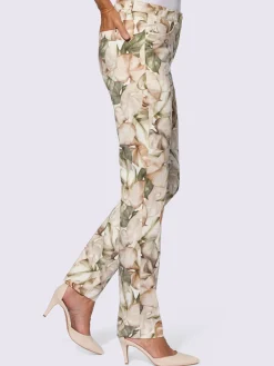 Fair Lady Pantalons<Pantalon imprimé qualité coton