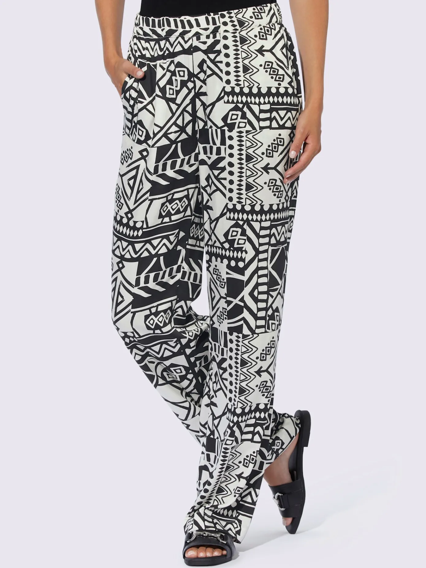 Rick Cardona Pantalons<Pantalon imprimé qualité tissée