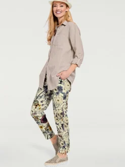 Linea Tesini Pantalons<Pantalon imprimé stature standard