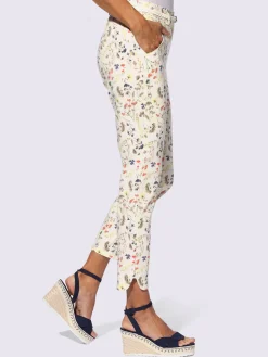 Pantalons<Pantalon imprimé viscose