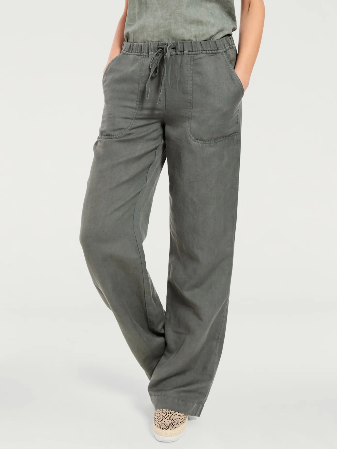 Linea Tesini Pantalons<Pantalon jambes larges