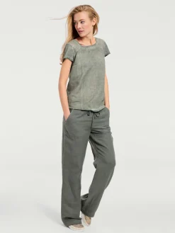 Linea Tesini Pantalons<Pantalon jambes larges