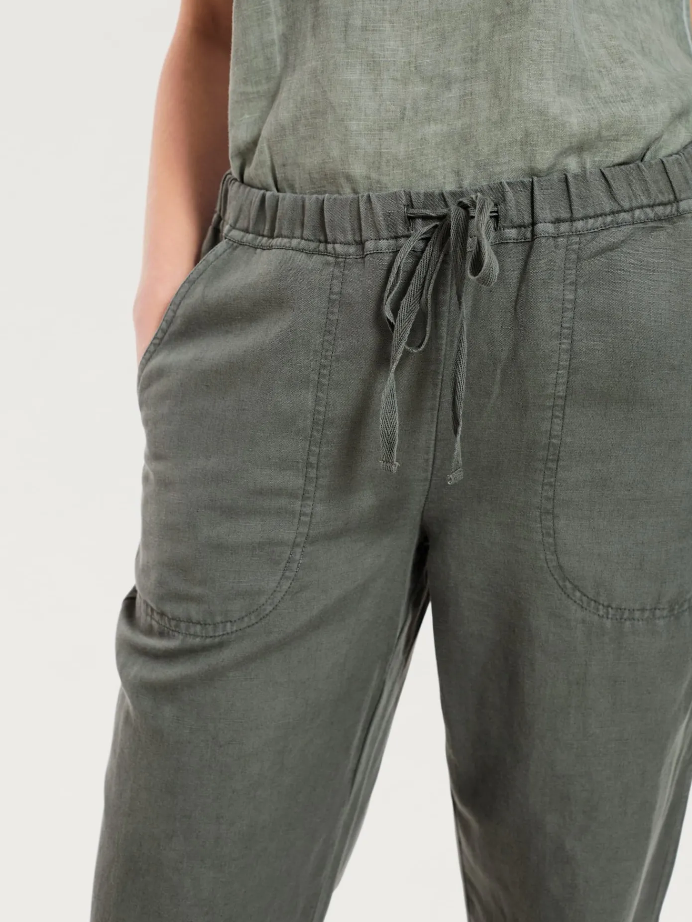 Linea Tesini Pantalons<Pantalon jambes larges