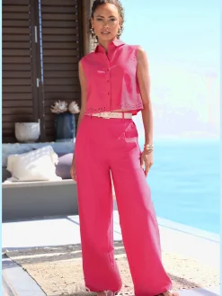 LASCANA Pantalons<Pantalon jambes larges