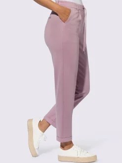 Pantalons<Pantalon jogpant ceinture élastique, coulisse et lien à nouer