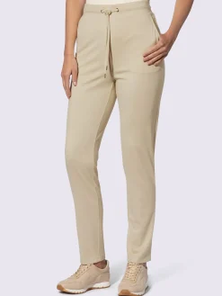 Linea Tesini Pantalons<Pantalon jogpant ceinture élastique, coulisse et lien à nouer