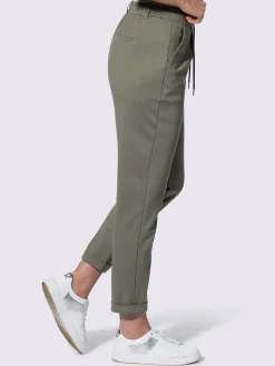 Pantalons<Pantalon jogpant ceinture élastique, coulisse et lien à nouer