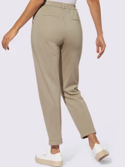 Pantalons<Pantalon jogpant ceinture élastique, coulisse et lien à nouer