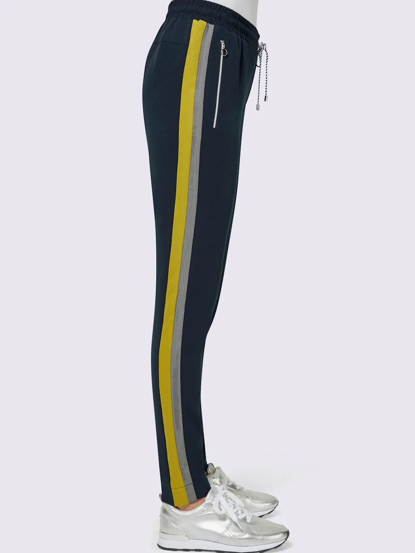 Creation L Pantalons<Pantalon jogpant larges rayures sportives