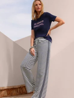 Rick Cardona Pantalons<Pantalon jogpant motif à rayures mode