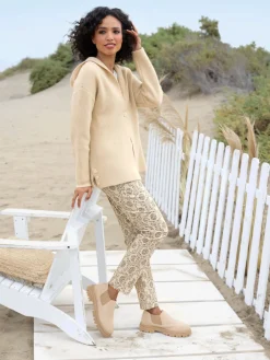 Linea Tesini Pantalons<Pantalon jogpant motif imprimé exclusif