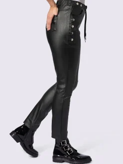 Rick Cardona Pantalons<Pantalon jogpant revêtement mat et brillant
