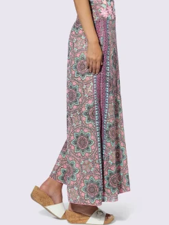 Linea Tesini Pantalons<Pantalon jolie broderie à fleurs