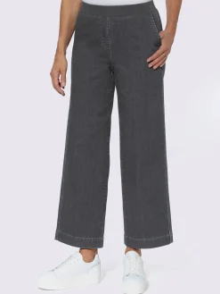 Pantalons<Pantalon large 96% coton