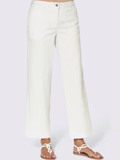 Pantalons<Pantalon large 96% coton