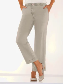 Pantalons<Pantalon large 96% coton