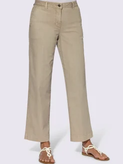 Pantalons<Pantalon large 96% coton