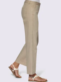 Pantalons<Pantalon large 96% coton