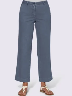 Pantalons<Pantalon large 96% coton