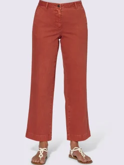 Pantalons<Pantalon large 96% coton