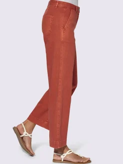 Pantalons<Pantalon large 96% coton